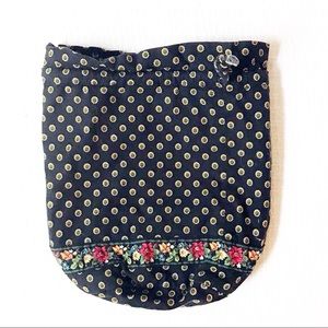 Vera Bradley Vibrant Black (sunflowers) Ditty